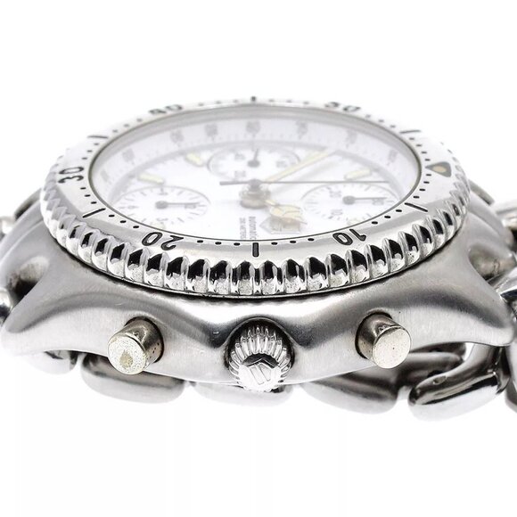 TAG HEUER S/el CG2110-R0 Chronograph white Dial Automatic Men\'s Watch_866268